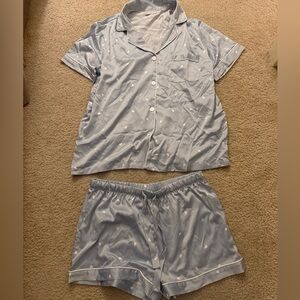 Women's Blue Pajama Set